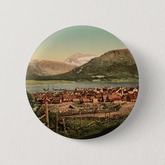 Tromso, Troms, Nord-Norge, Noorwegen Ronde Button 5,7 Cm (Voorkant)