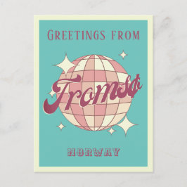 Tromsø Tromso Noorwegen Retro Briefkaart