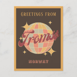 Tromsø Tromso Noorwegen Retro Briefkaart