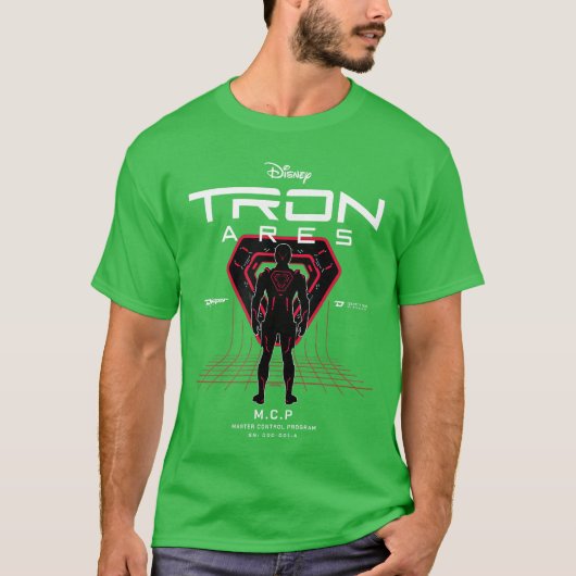 TRON Ares Dillinger Systems Master Control Program T-shirt (Voorkant)