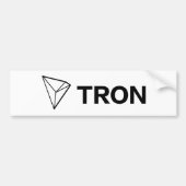 TRON TRX Cryptocurrency Bumperstickers (Voorkant)