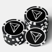 TRON TRX Logo Poker Chips (Opstapeling)