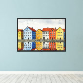 Trondheim Canvas Afdruk (Insitu (Houten vloer))