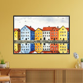 Trondheim Canvas Afdruk (Insitu (Woonkamer))