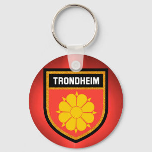Trondheim Flag Sleutelhanger