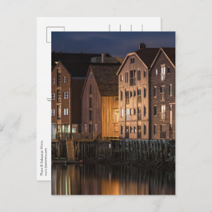 Trondheim Huizen Briefkaart