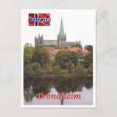 Trondheim - Nidarosdome - Noorwegen - Briefkaart (Voorkant)