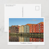 Trondheim Noorwegen Briefkaart (Voorkant / Achterkant)