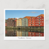 Trondheim Noorwegen Briefkaart (Voorkant)