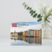 Trondheim Noorwegen Briefkaart (Staand voorkant)