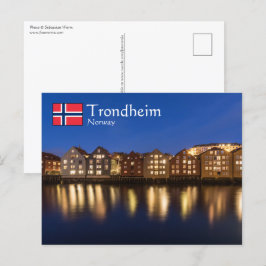 Trondheim Noorwegen Briefkaart