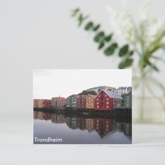 Trondheim, Noorwegen Briefkaart (Staand voorkant)