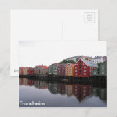 Trondheim, Noorwegen Briefkaart (Voorkant / Achterkant)