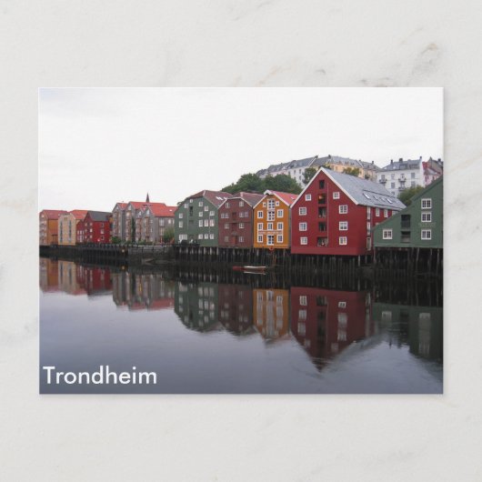 Trondheim, Noorwegen Briefkaart (Voorkant)