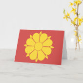 Trondheim Noorwegen Kaart (Gele Bloem)