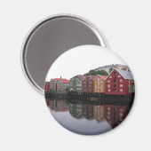 Trondheim, Noorwegen Magneet (Voorkant / Achterkant)