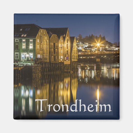 Trondheim Noorwegen Magneet (Voorkant)