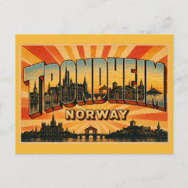 Trondheim Noorwegen Nidaros Kathedraal Briefkaart