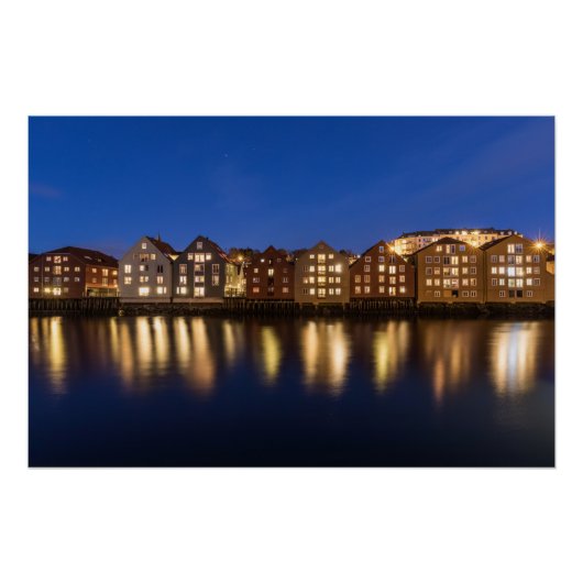 Trondheim Noorwegen Perfect Poster (Voorkant)