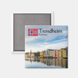 Trondheim Noorwegen Souvenir Magneet