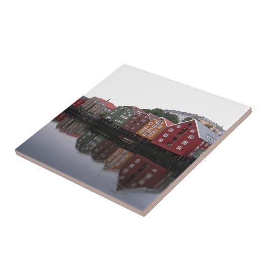 Trondheim, Noorwegen Tegeltje (Zijkant)