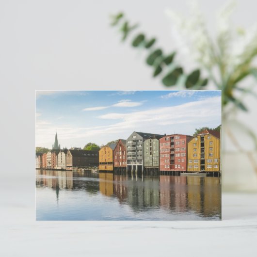 Trondheim Norway Kaart (Staand voorkant)