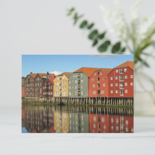 Trondheim Norway Kaart (Staand voorkant)