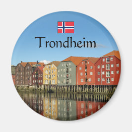 Trondheim Norway Souvenir Magneet