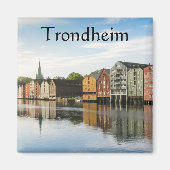 Trondheim Norway Souvenir Magneet (Voorkant)