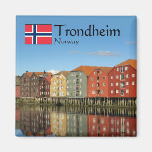 Trondheim Norway Souvenir Magneet