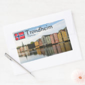 Trondheim Norway Souvenir Rechthoekige Sticker (Envelop)