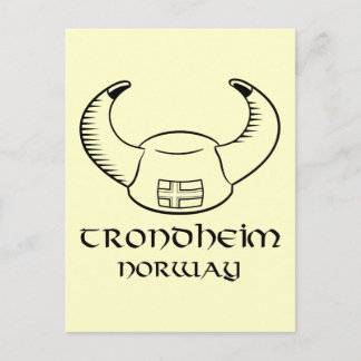 Trondheim Norway Viking Pet Briefkaart