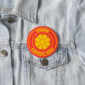 Trondheim Round Emblem Ronde Button 7,6 Cm (In situ)