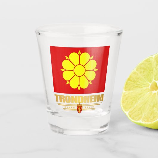 Trondheim Shot Glas (Voorkant)
