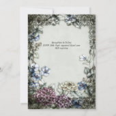 Tronen Draak Huwelijk Middeleeuwse Gotiek Perkamen Kaart (Achterkant)