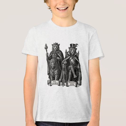 Tronen van Ose & Flaureos Tri-Blend Shirt (Voorkant)