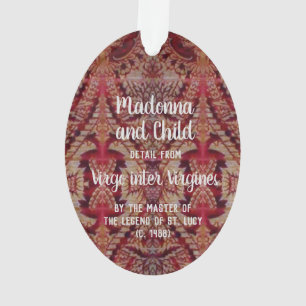Tronende Madonna & Kind (detail; M 070) Acryl Ornament