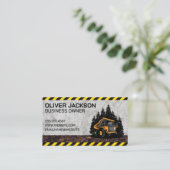 Tronkelwagen voor constructiedoeleinden visitekaartje (Staand voorkant)