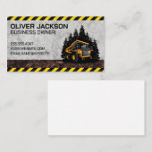 Tronkelwagen voor constructiedoeleinden visitekaartje (Voorkant / Achterkant)