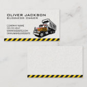 Tronkelwagen voor constructiedoeleinden visitekaartje (Voorkant / Achterkant)