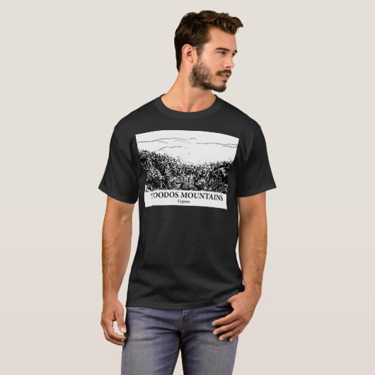 Troodos Mountains - Cyprus Active T-shirt (Voorkant volledig)