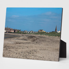 Troon Beach Schotland Postcard Poster Fotoplaat
