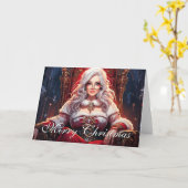 Troon Diva – Sinterklaas' Heetste Zus Kaart (Gele Bloem)