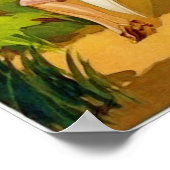 Troon Golf Waterverf Print (Hoek)