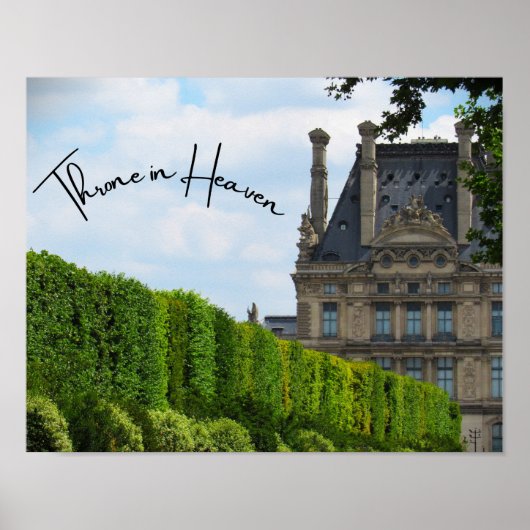 Troon in de hemel poster (Voorkant)