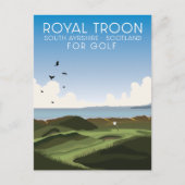 Troon South Ayrshire Schotland Golf Briefkaart (Voorkant)