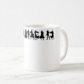 Troon Van Glas Silhouetten Koffiemok (Voorkant rechts)