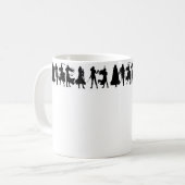 Troon Van Glas Silhouetten Koffiemok (Voorkant links)