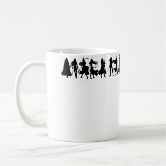 Troon Van Glas Silhouetten Koffiemok