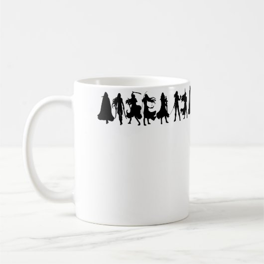 Troon Van Glas Silhouetten Koffiemok (Links)
